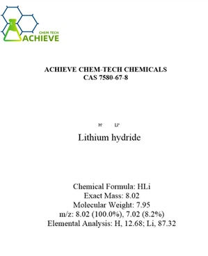 Lithium hydrid cas 7580-67-8